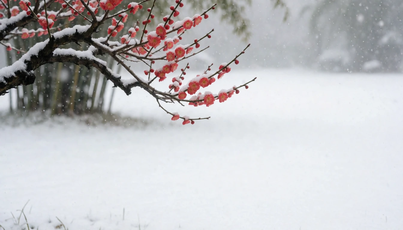 雪中梅花